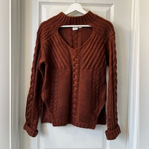 Keyhole front sweater!